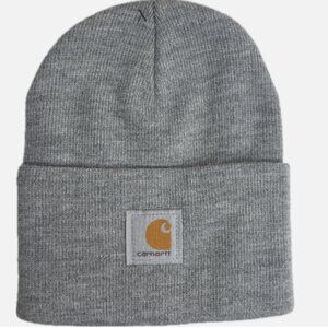 Carhartt A18-HGY One Size Knit Cuffed Beanie Heather Gray (New with Tags/Unused)